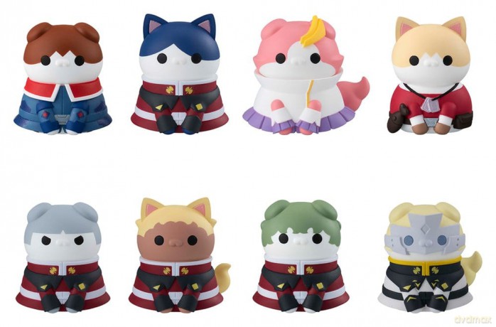 Mobile Suit Gundam SEED Mega Cat Project Mini Figures Nyandam SEED Cats in Disguise Blind Box