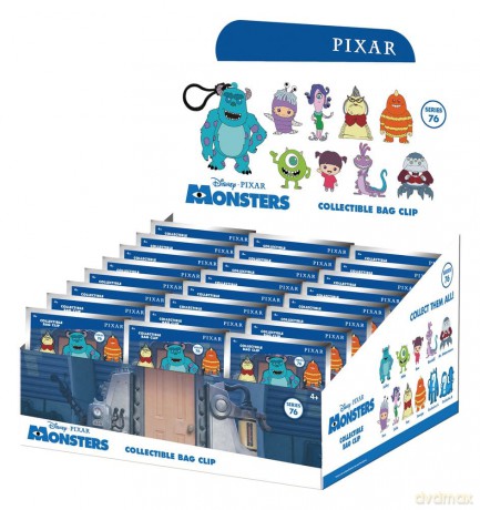 Monsters, Inc. 15th Anniversary 3D PVC Bag Clips Series 76