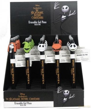 Nightmare before Christmas Erasable Gel Pen Characters