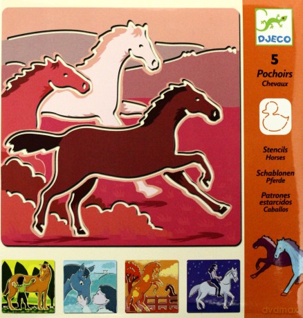Zestaw szablonów - Konie