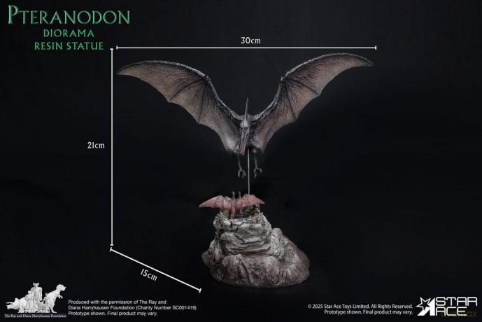 Ray Harryhausen Diorama 1/8 Pteranodon 22 cm