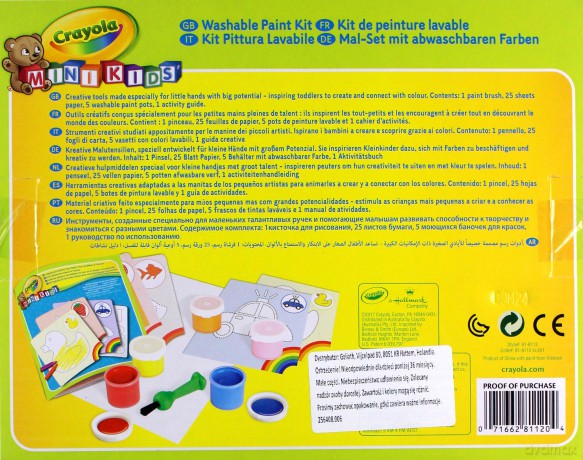 Zestaw z farbami mały artysta CRAYOLA