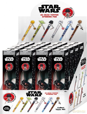 Star Wars 3D Head Topper Spinning Pen