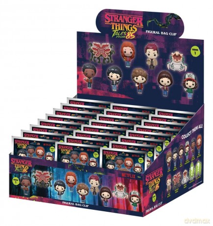 Stranger Things Tales of '85 3D PVC Bag Clips Series 1