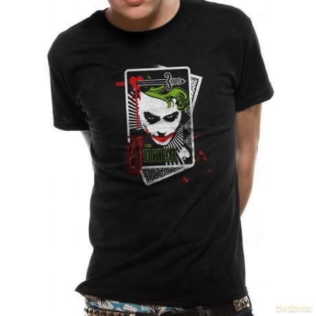 The Dark Knight T-Shirt Playing Card Size S