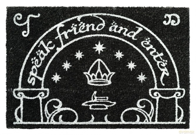 The Lord of the Rings Luminescent Door Mat