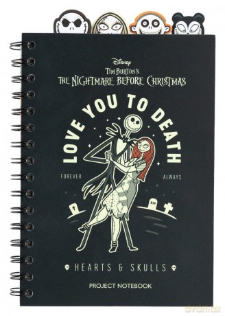 The Nightmare Before Christmas Project Notebook A5