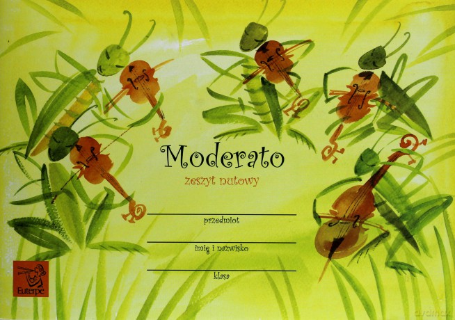 Zeszyt nutowy - Moderato