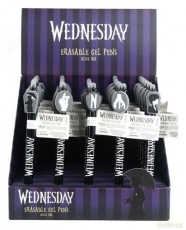 Wednesday Erasable Gel Pen Black