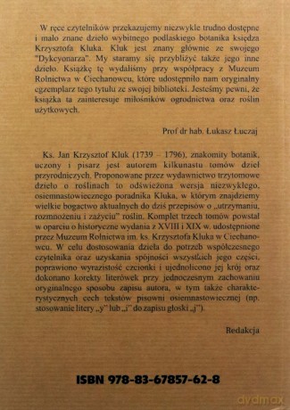 Roślin Potrzebnych, Pożytecznych Wygodnych... (tom 2) - Krzysztof Kluk