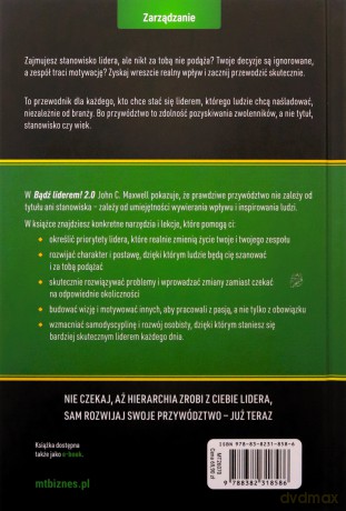 Bądź liderem! 2.0 - John C. Maxwell [KSIĄŻKA]