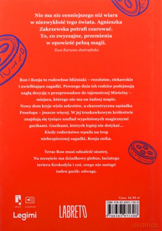 Departament magicznego guzika. Ron i Ronja (Tom 1) - Agnieszka Zakrzewska [KSIĄŻKA]