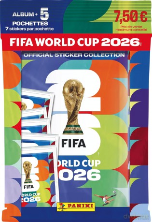 Fifa World Cup 2026 zestaw startowy z naklejkami