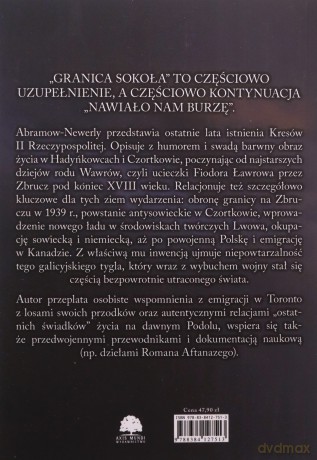 Granica sokoła - Jarosław Abramow-Newerly [KSIĄŻKA]