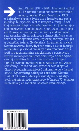 Zły demiurg [KSIĄŻKA]