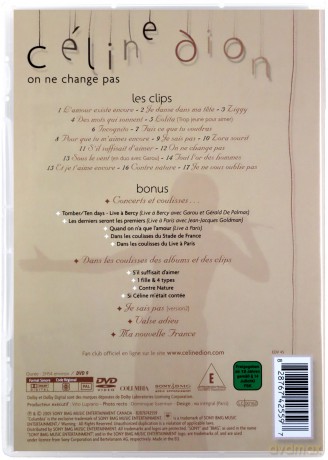 Celine Dion: On Ne Change Pas [DVD]