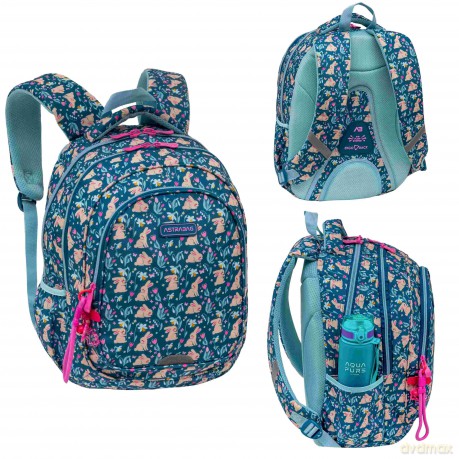 Plecak 3-komorowy Astrabag Candy Bunny