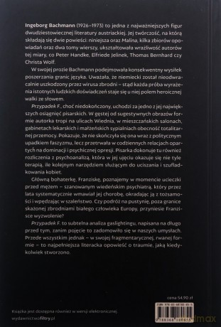 Przypadek F. - Ingeborg Bachmann [KSIĄŻKA]
