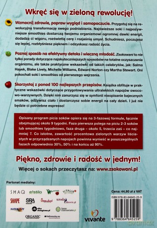 Zsokowani. 100 przepisów na soki, smoothies i zielone koktajle [KSIĄŻKA]