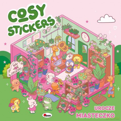 Urocze miasteczko. Cosy Stickers [KSIĄŻKA]
