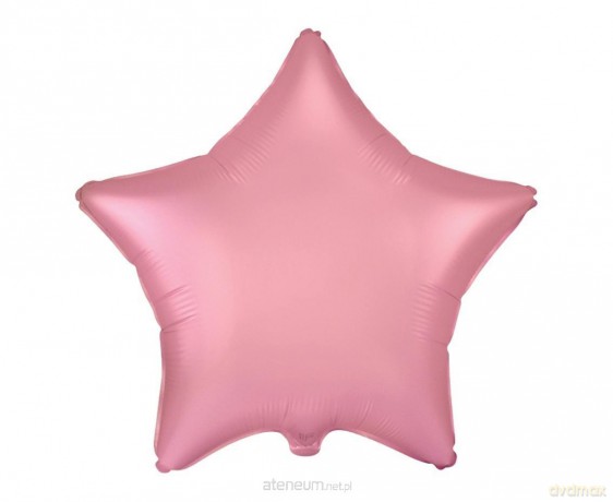 Balon foliowy Gwiazda jasnoróżowy 45cm