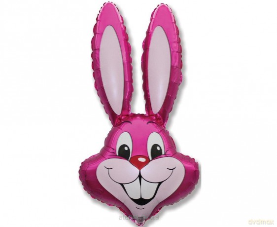 Balon foliowy Rabbit różowy 60cm