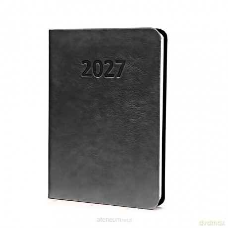 Kalendarz 2027 A6 Prestige Tygodniowy Czarny [KALENDARZ]