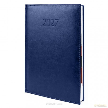 Kalendarz 2027 B5 Agenda Dzienny Granatowy [KALENDARZ]