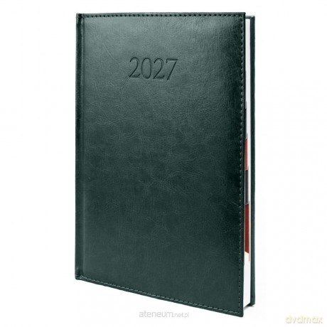 Kalendarz 2027 B5 Agenda Dzienny Zielony [KALENDARZ]