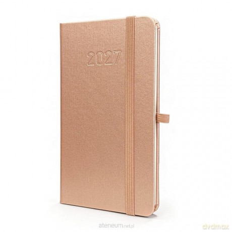 Kalendarz 2027 B6 Slim Tygodniowy Rose Gold [KALENDARZ]