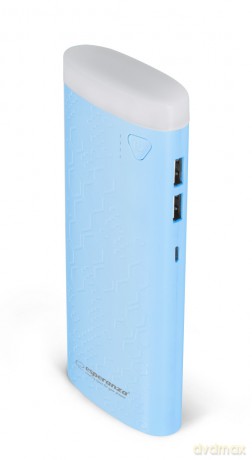 Esperanza Power Bank 10000mah Fermion Niebieski