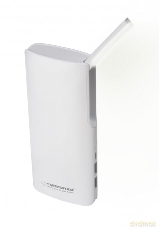 Esperanza Power Bank 11000mah Ray Led Light Biały