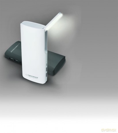 Esperanza Power Bank 11000mah Ray Led Light Czarny