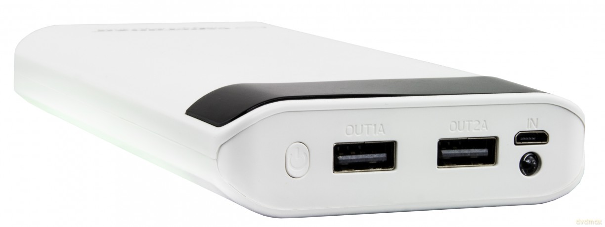 Esperanza Power Bank 17400mah Photon Led Light Biały