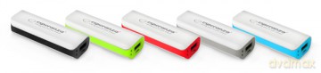 Esperanza Power Bank 2200mah Joule Biało/Szary