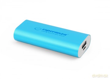 Esperanza Power Bank 4400mah Hadron Niebieski