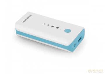 Esperanza Power Bank 5200mah Electron Led Light Biało/Niebieski