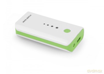 Esperanza Power Bank 5200mah Electron Led Light Biało/Zielony