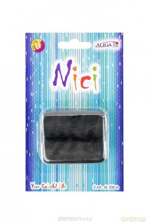 Nici czarne 330m 2szt