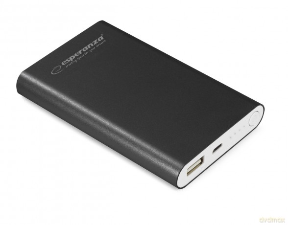 Esperanza Power Bank 8800mah Neutrin Czarny