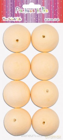 Piankowe kulki 3cm 8szt