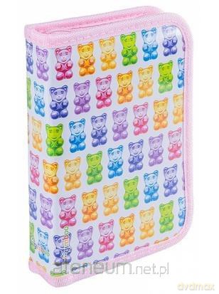 Piórnik z wyposaż. Colorful Teddy Bears różowy