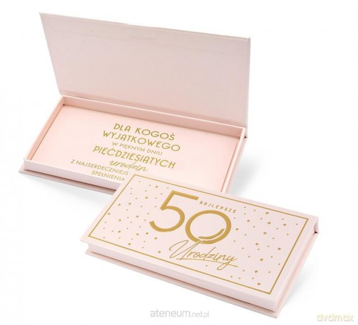 Pudełko ozdobne na banknoty Urodziny 50 Elite