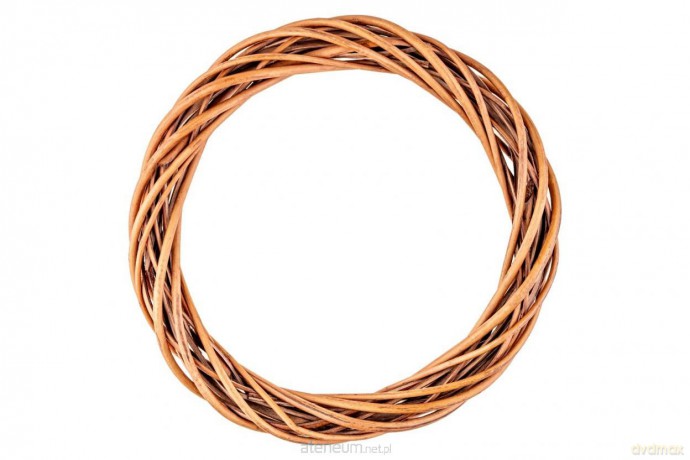 Ring wiklinowy ciemny 30cm