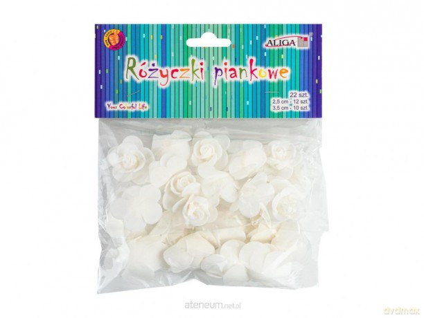 Różyczki piankowe 22szt