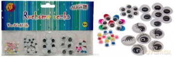 Ruchome oczka 64szt