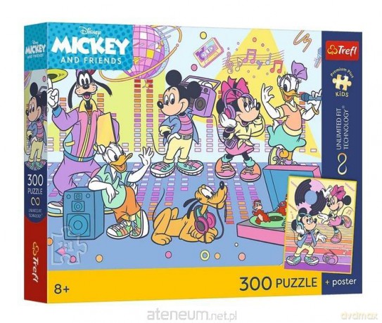TREFL 300 el. Disney Ekscytująca przygoda + plakat [PUZZLE]