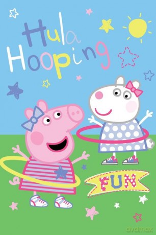 Koc polarowy Peppa Pig PEP031 100x150