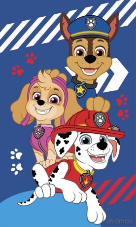 Mały ręcznik 30x50 Paw Patrol Blue