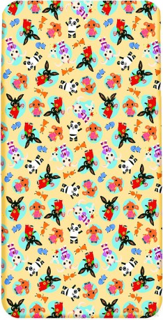 Prześcieradło bawełniane z gumką Jerry Fabrics Bing 051 90x200 cm